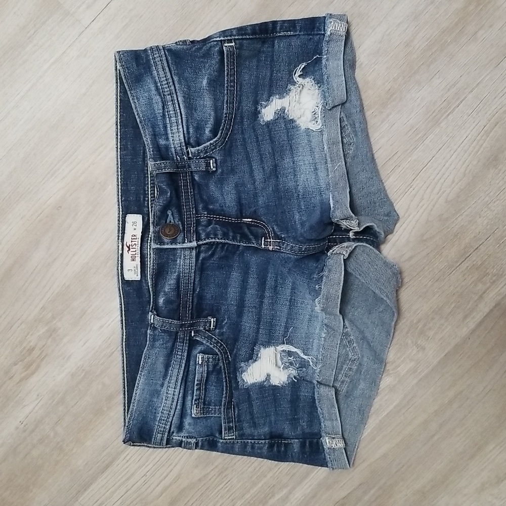 💙Nice Hollister Destroyed Denim Jean's Shorts